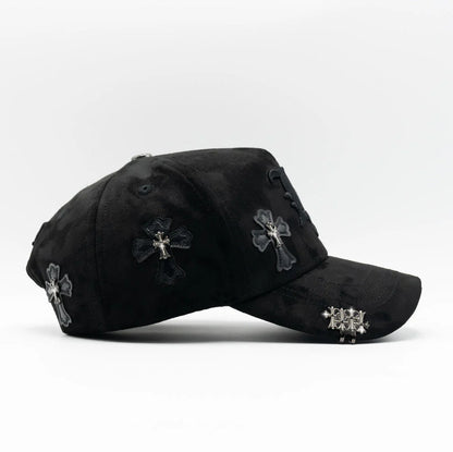 31 HATS "LA CHROME BLACK IN BLACK SILVER"