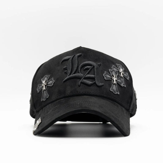 31 HATS "LA CHROME BLACK IN BLACK SILVER"